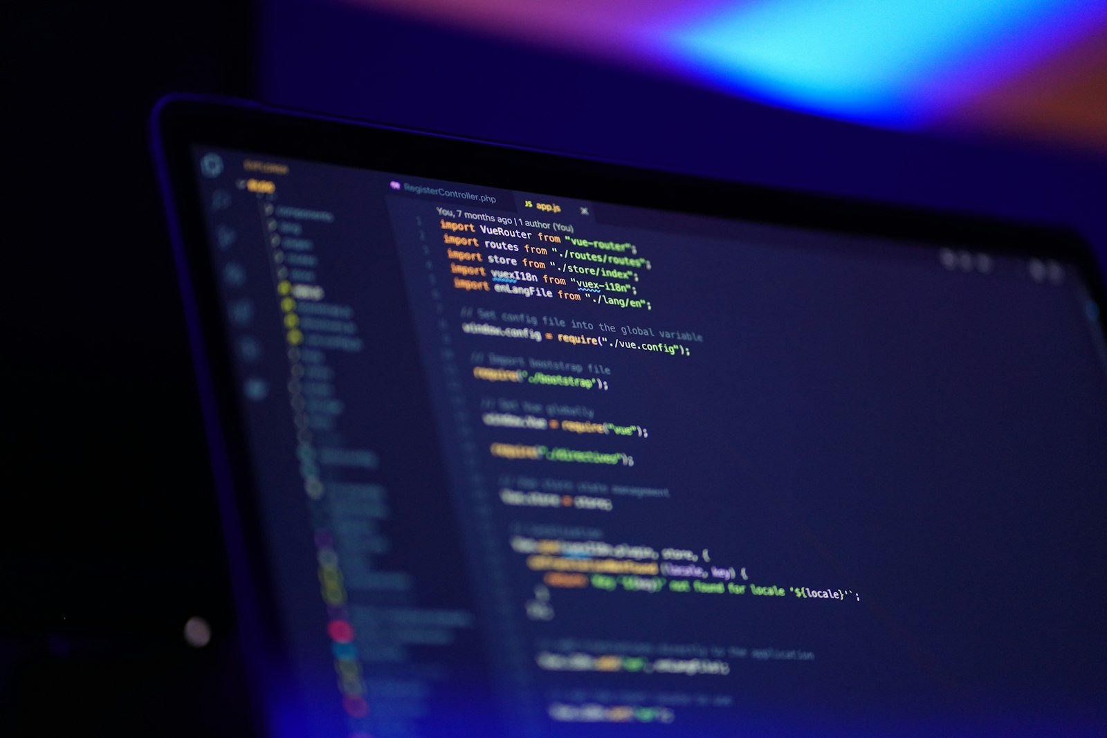 React web application code